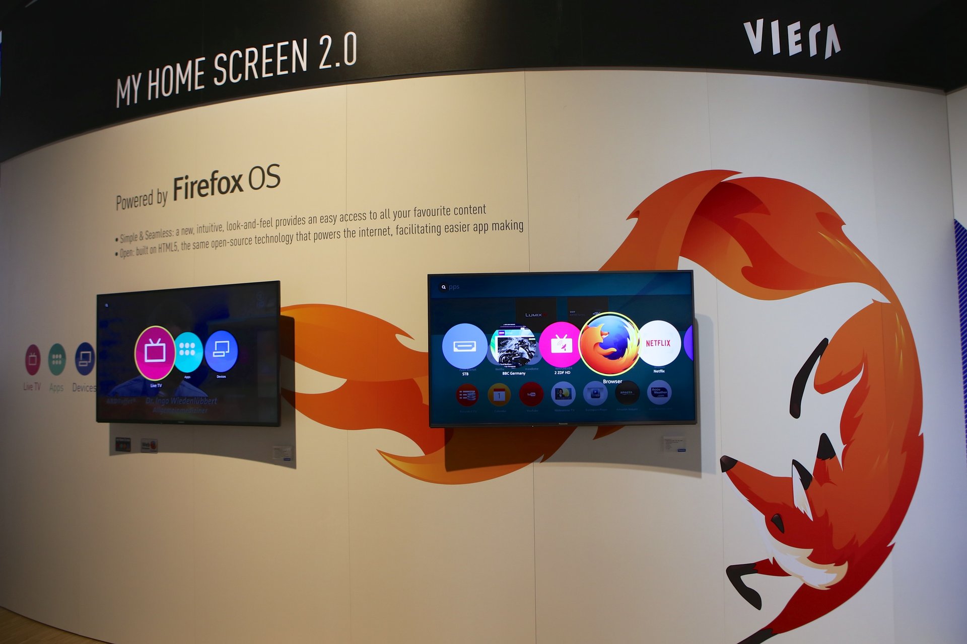 Eine weitere Neuheit bei den TV-Geräten: My Homescreen 2.0. Das Fernseh-GUI wurde komplett überarbeitet und kommt jetzt schlanker und übersichtlicher daher. Trotzdem lässt sich der Homescreen individuell einstellen ...